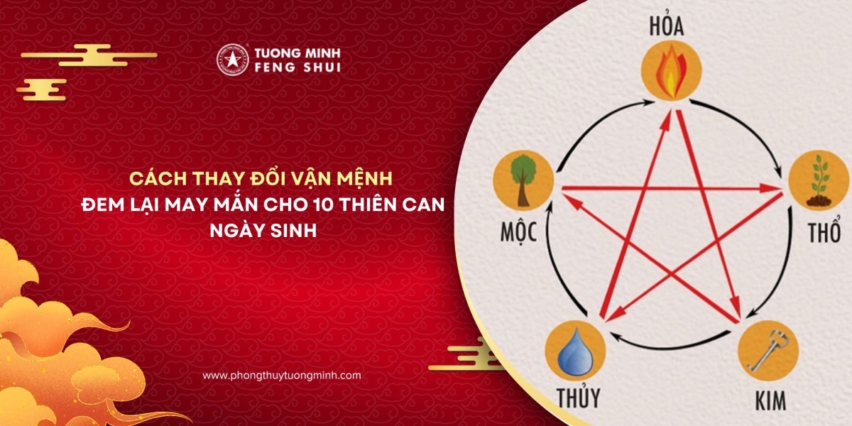 Cách Thay Đổi Vận Mệnh Đem Lại May Mắn Cho 10 Thiên Can Ngày Sinh