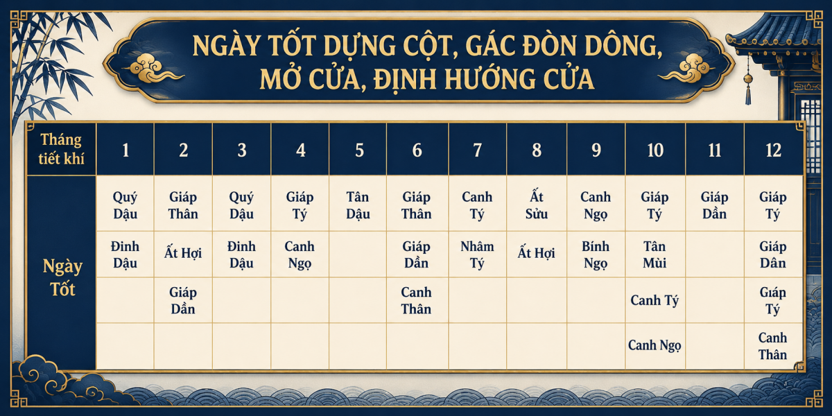 Cách Chọn Ngày Tốt Động Thổ, Sửa Chữa Nhà Theo Lịch Tiết Khí Cách Chọn Ngày Tốt Động Thổ, Sửa Chữa Nhà Theo Lịch Tiết Khí