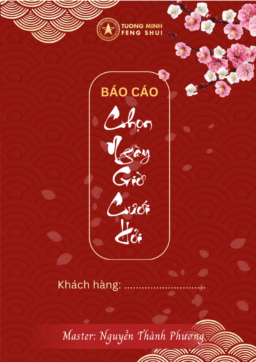 Báo Cáo Chọn Ngày Giờ Cưới Hỏi