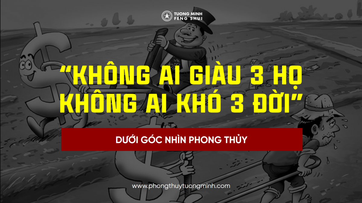 Không Ai Giàu Ba Họ, Không Ai Khó Ba Đời - Dưới Góc Nhìn Phong Thủy