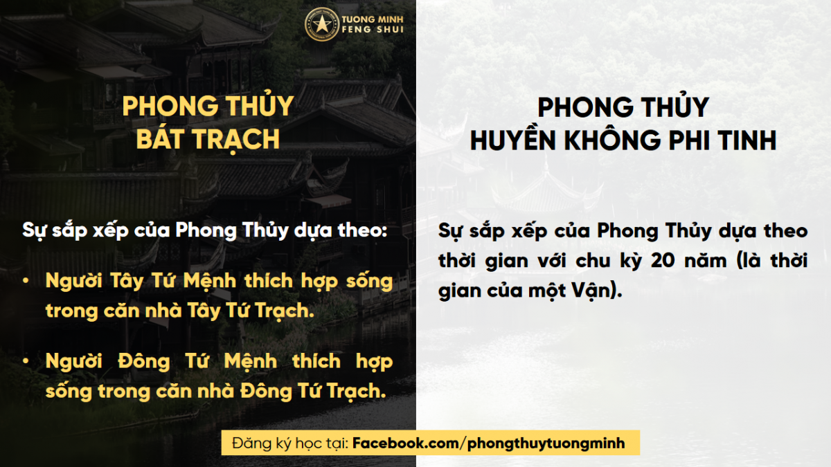 Làm Rõ Điểm Khác Biệt Giữa Hai Trường Phái Phong Thủy Bát Trạch & Phong Thủy Huyền Không Phi Tinh