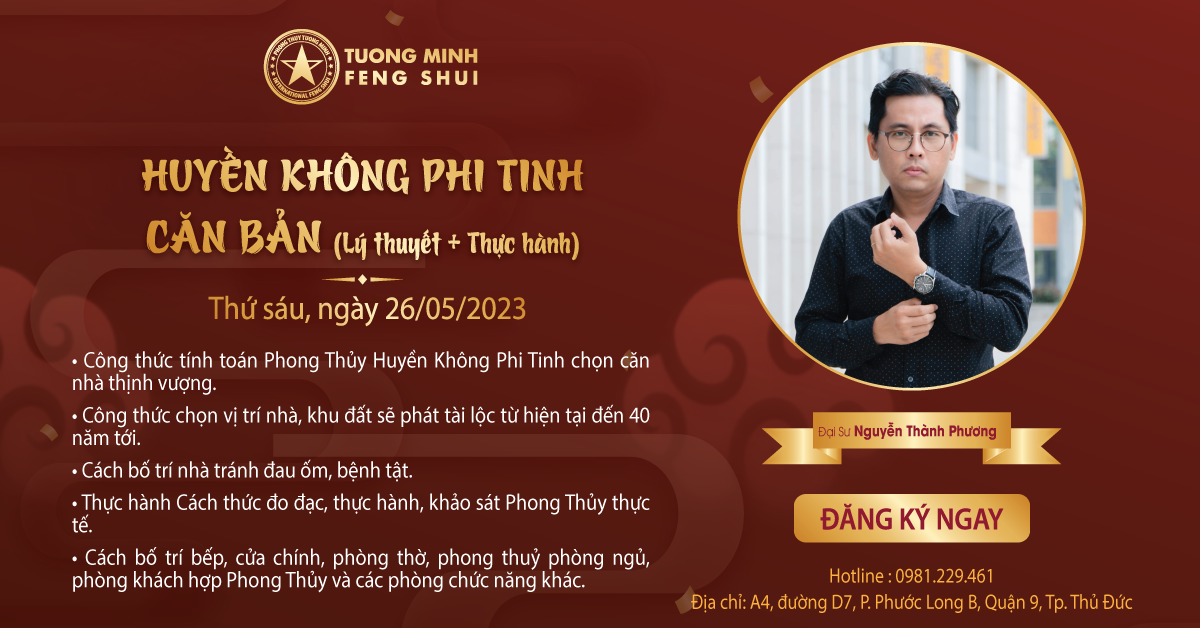 khóa học huyền không phi tinh - hóa giải xà ngang trong phong thủy phòng ngủ 